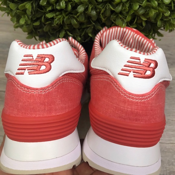 New Balance 574 Chambray Beach Coral NEW Sneakers - Picture 8 of 8